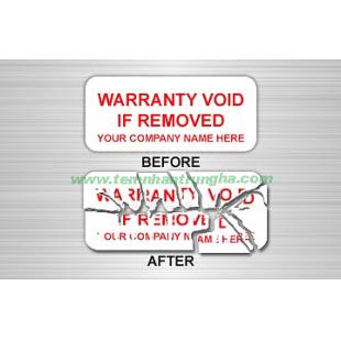 Tem vỡ bảo hành